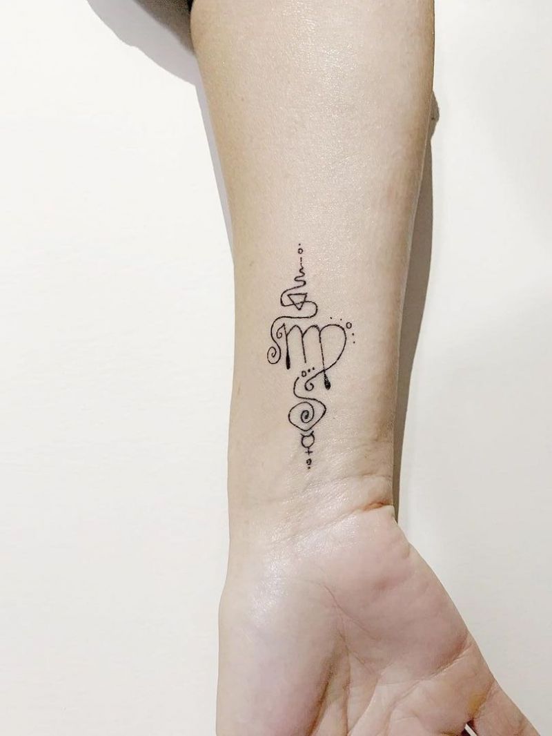 30 Pretty Virgo Tattoos to Inspire You