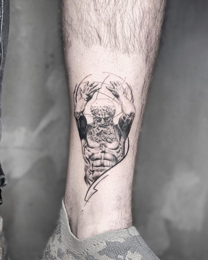 30 Pretty Atlas Tattoos You Must Love