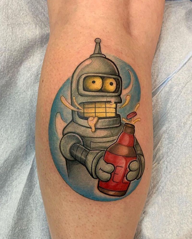 30 Pretty Bender Tattoos You Will Love