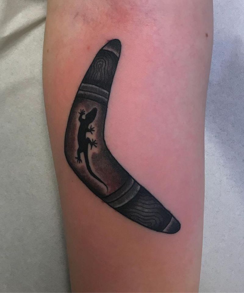 30 Pretty Boomerang Tattoos You Will Love