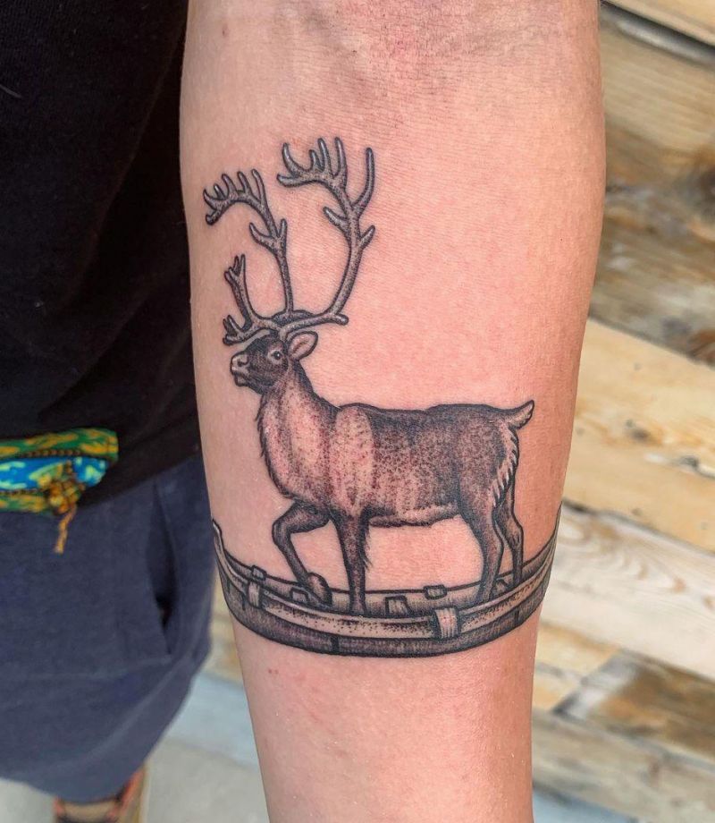 30 Pretty Caribou Tattoos You Will Love