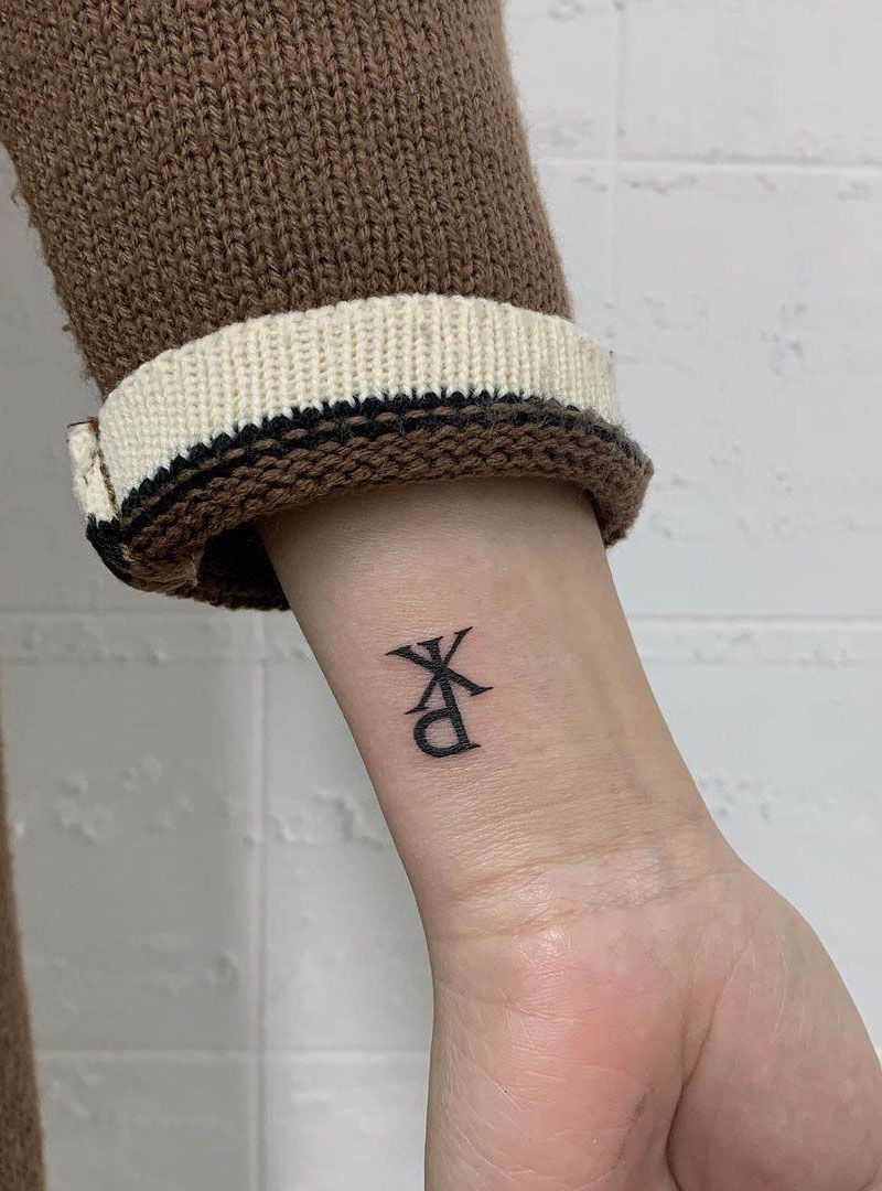 30 Pretty Chi Rho Tattoos You Will Love