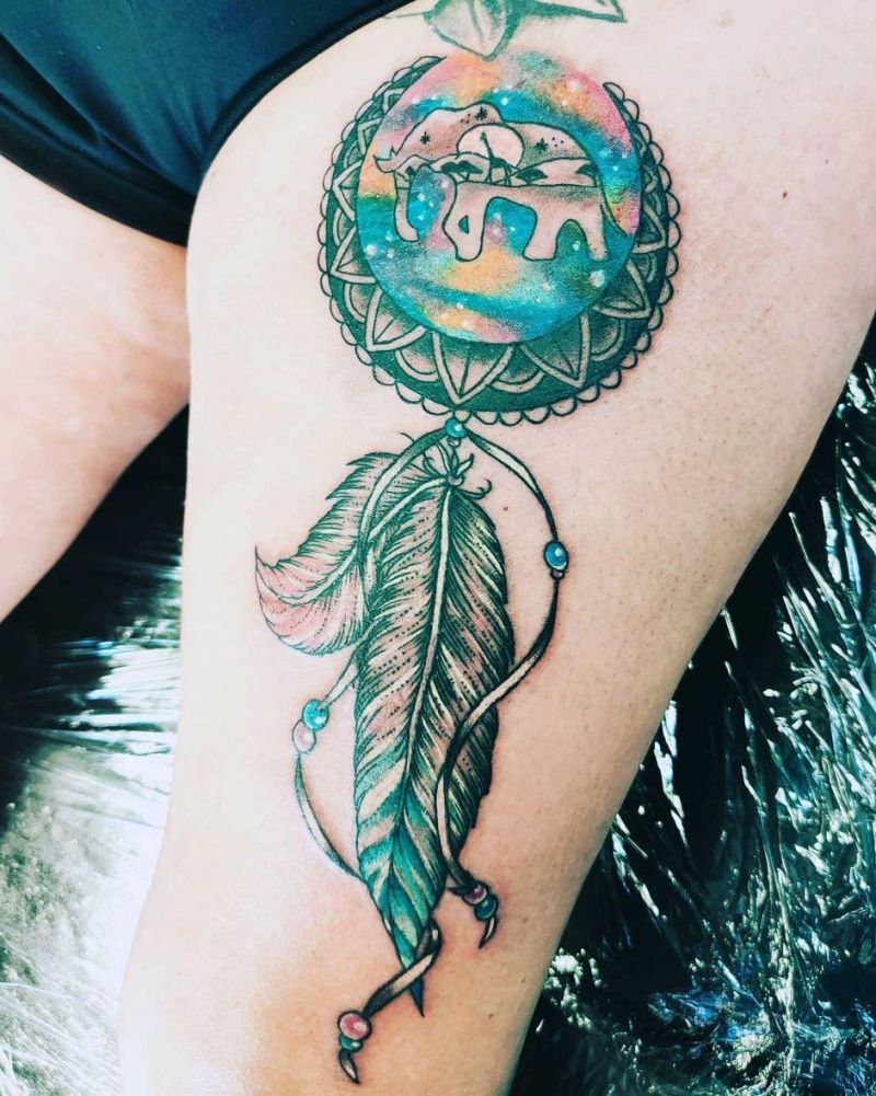 30 Pretty Mandala Moon Tattoos You Will Love