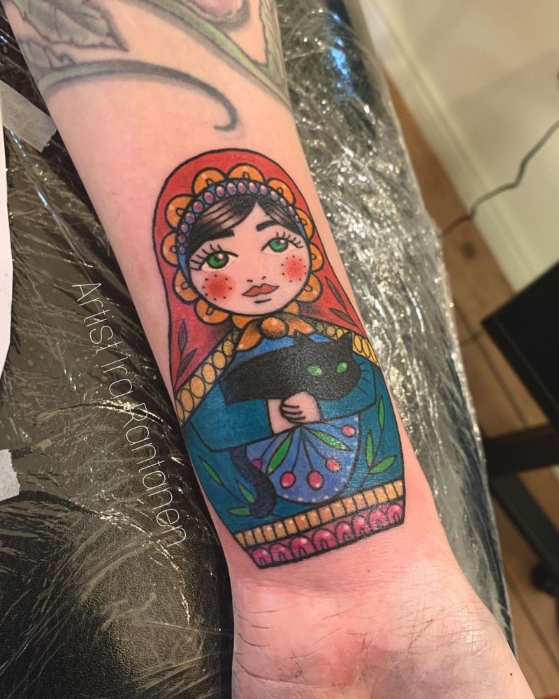 30 Pretty Matryoshka Tattoos You Will Love