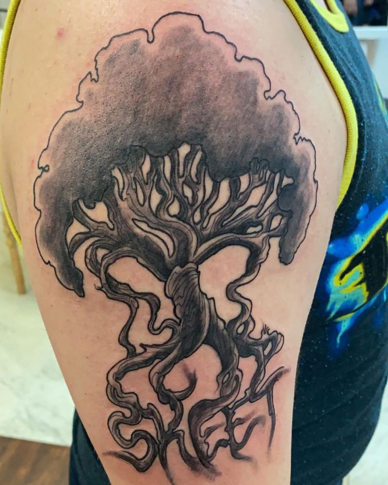 30 Pretty Oak Tree Tattoos You Will Love