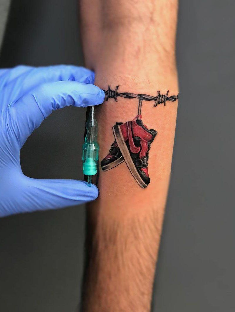 30 Pretty Shoe Tattoos You Will Love