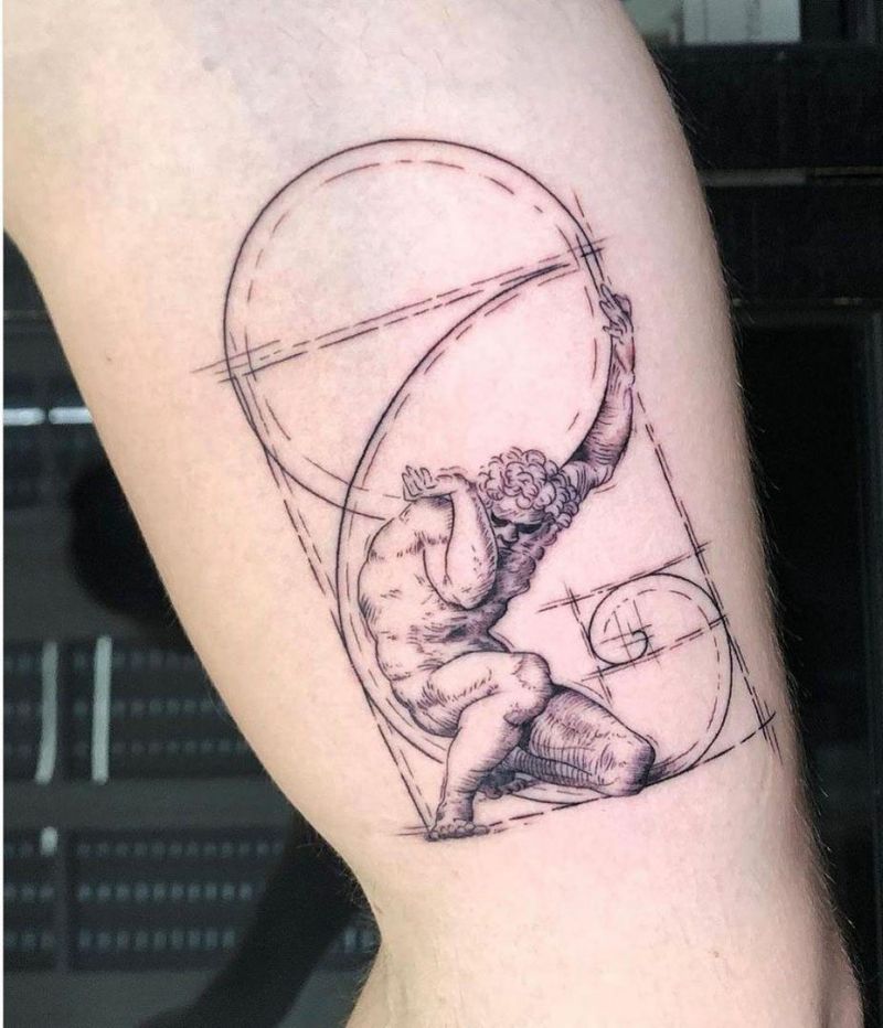 30 Pretty Atlas Tattoos You Must Love