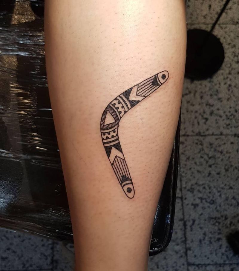 30 Pretty Boomerang Tattoos You Will Love