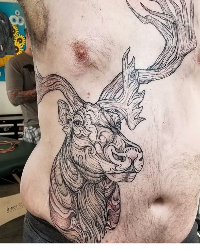 30 Pretty Caribou Tattoos You Will Love