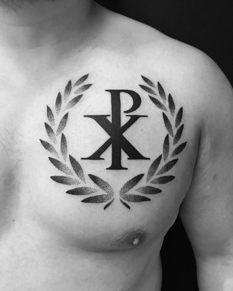 30 Pretty Chi Rho Tattoos You Will Love