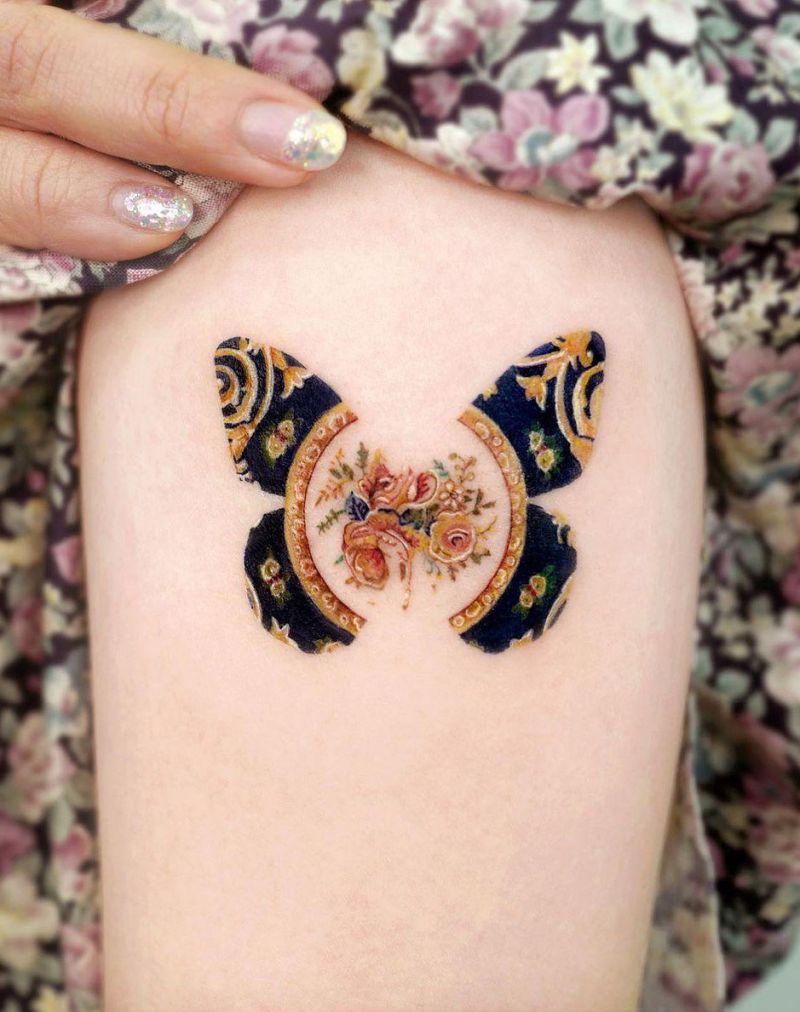 30 Pretty Gold Tattoos to Inspire You