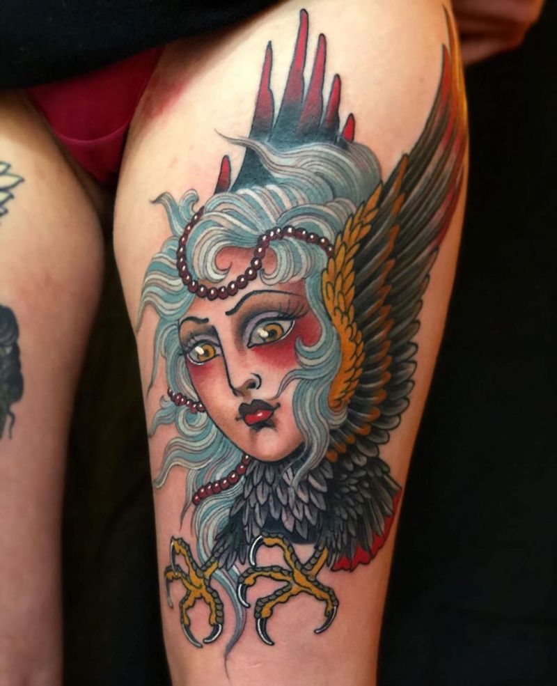 30 Perfect Harpy Tattoos Make You Attractive