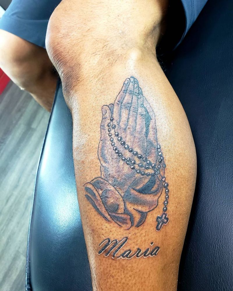 30 Pretty Praying Hands Tattoos You Must Try