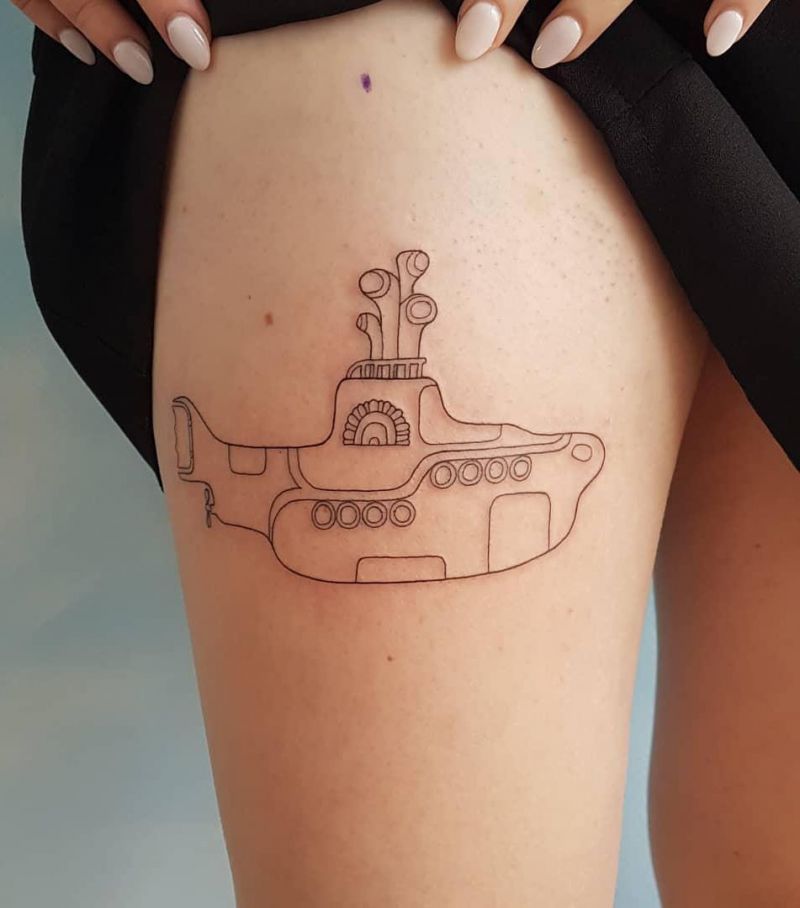 30 Pretty Submarine Tattoos You Will Love