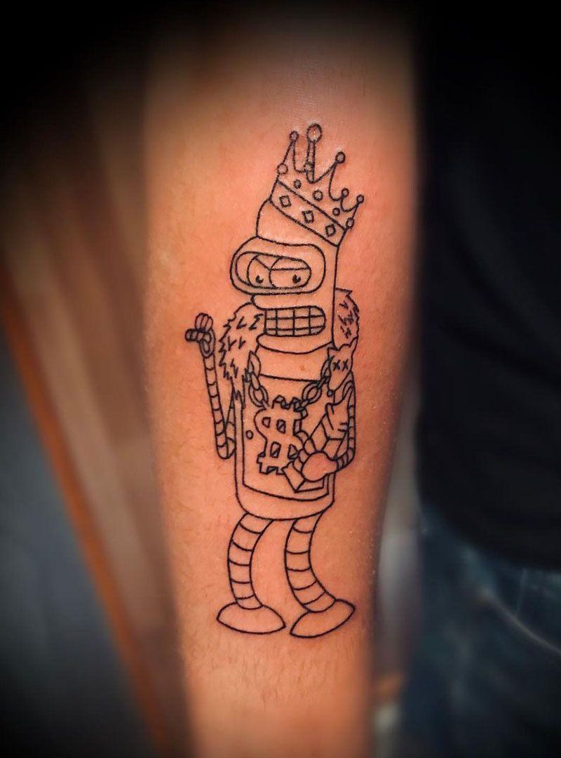 30 Pretty Bender Tattoos You Will Love