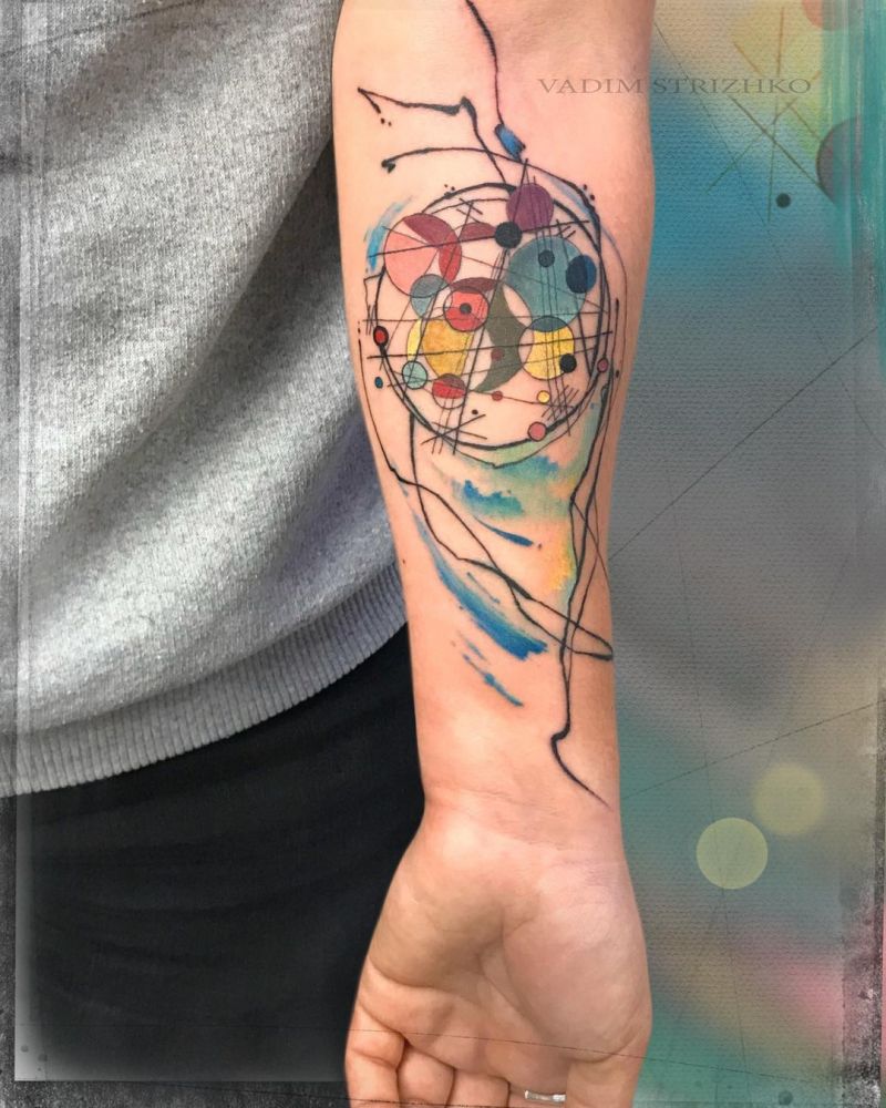 30 Pretty Kandinsky Tattoos to Inspire You