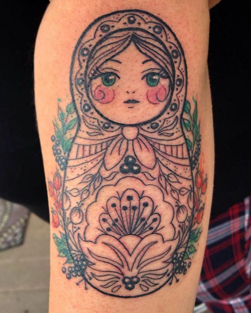 30 Pretty Matryoshka Tattoos You Will Love