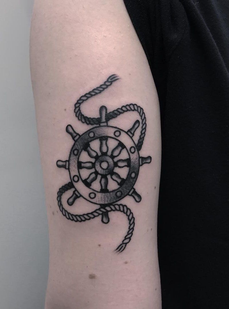 30 Pretty Rudder Tattoos You Must Try