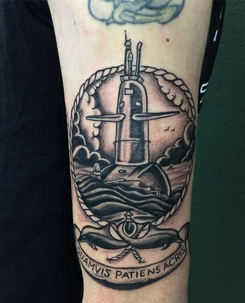 30 Pretty Submarine Tattoos You Will Love