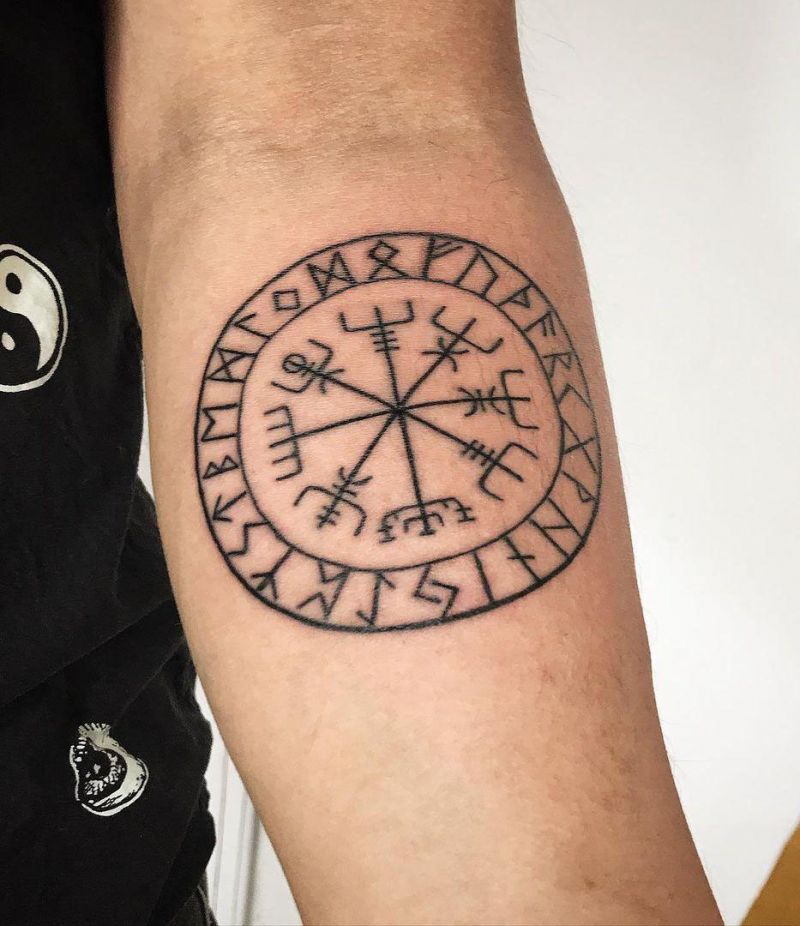 30 Pretty Vegvisir Tattoos Make You Attractive