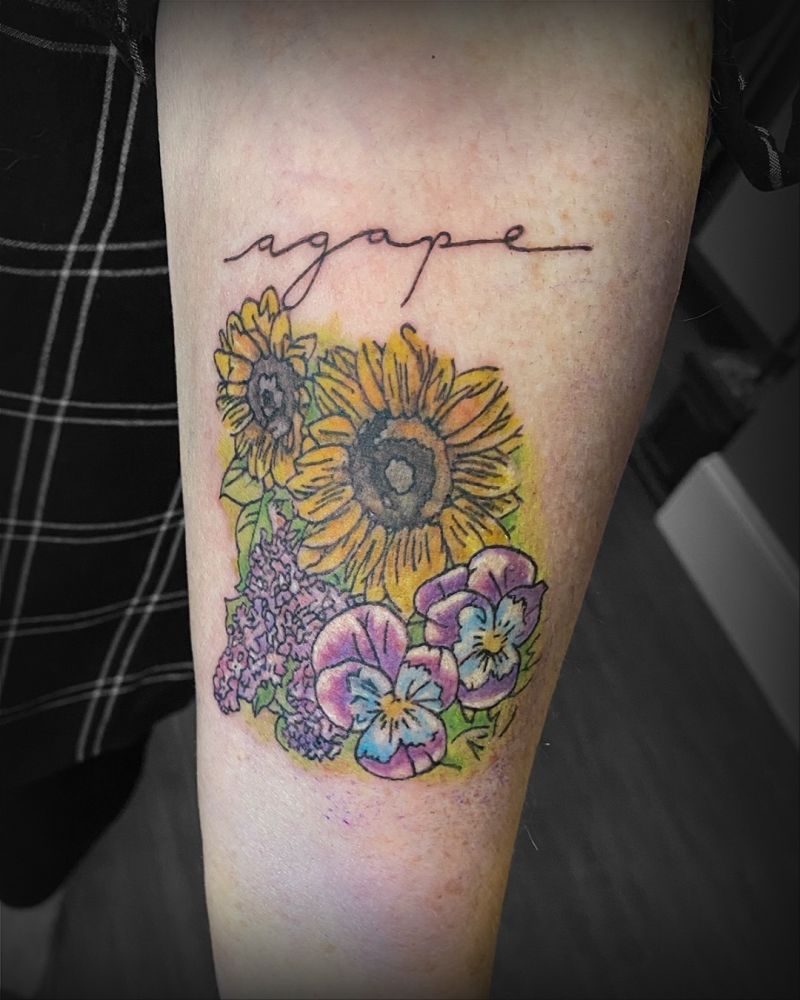 30 Pretty Watercolor Flower Tattoos You Will Love