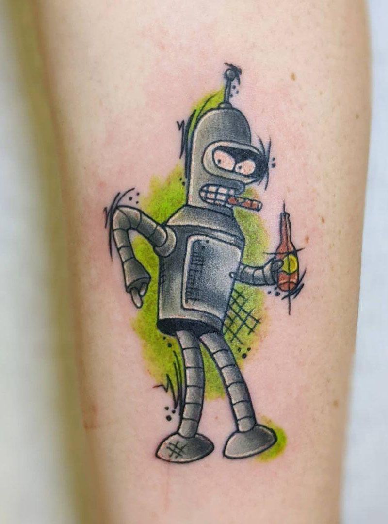 30 Pretty Bender Tattoos You Will Love