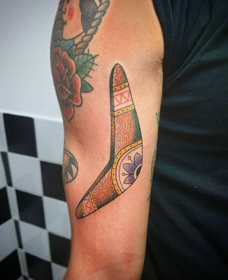 30 Pretty Boomerang Tattoos You Will Love