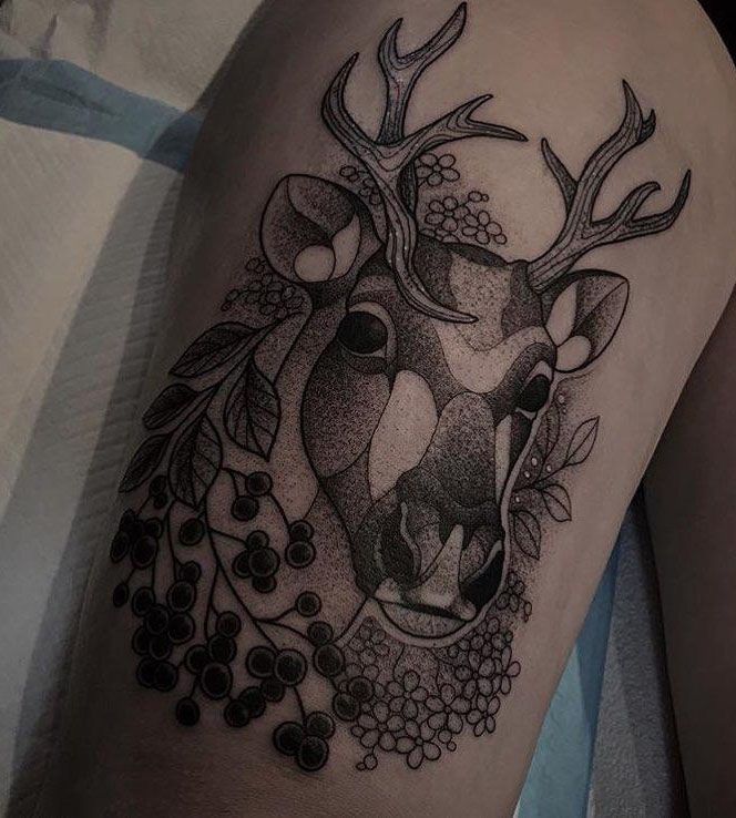 30 Pretty Caribou Tattoos You Will Love