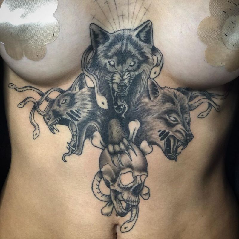 30 Pretty Cerberus Tattoos You Will Love to Try