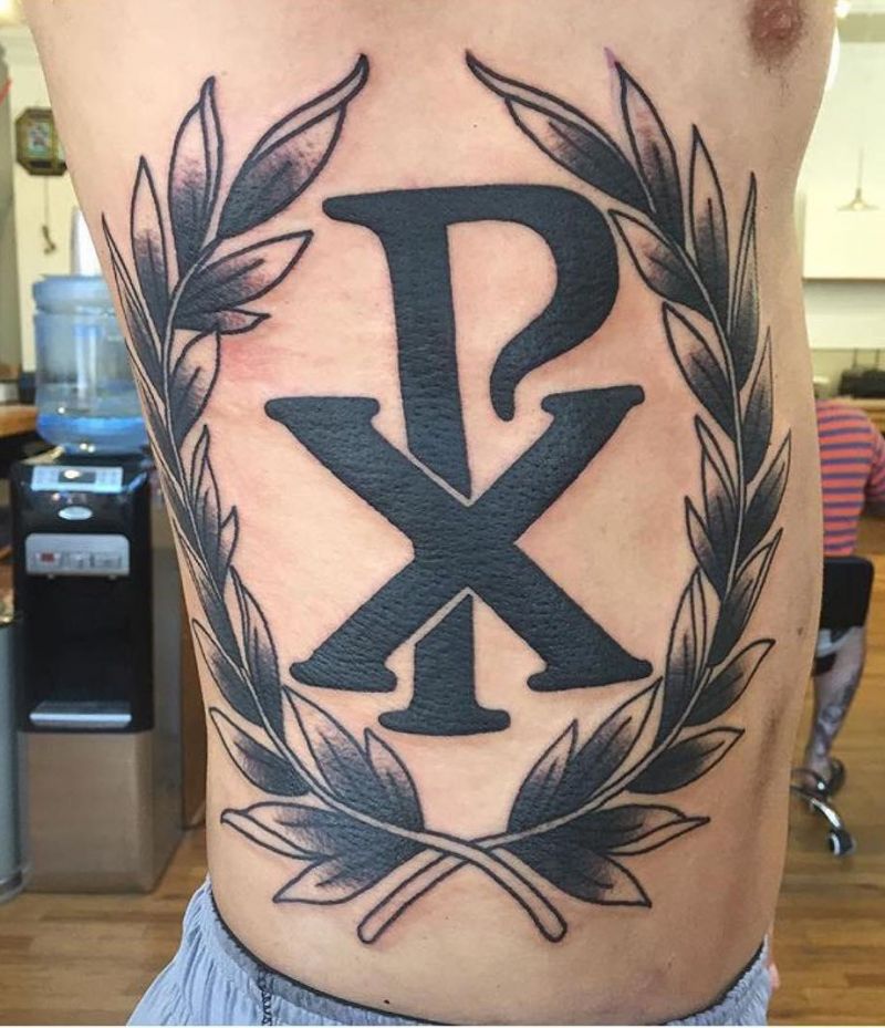 30 Pretty Chi Rho Tattoos You Will Love