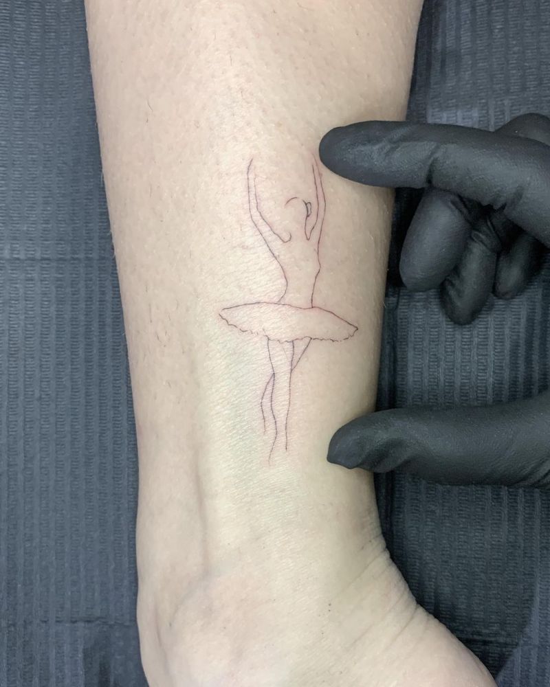 30 Pretty Dancer Tattoos Improve Your Temperament