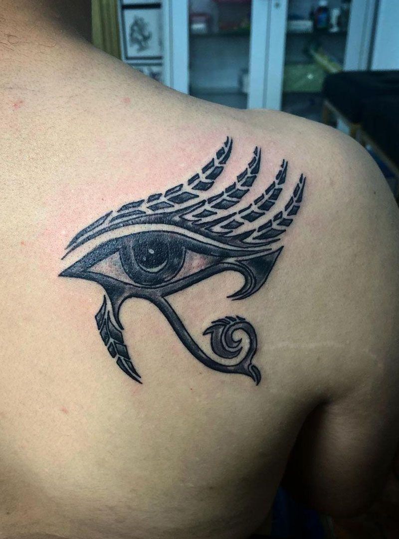 30 Pretty Eye of Horus Tattoos You Must Love