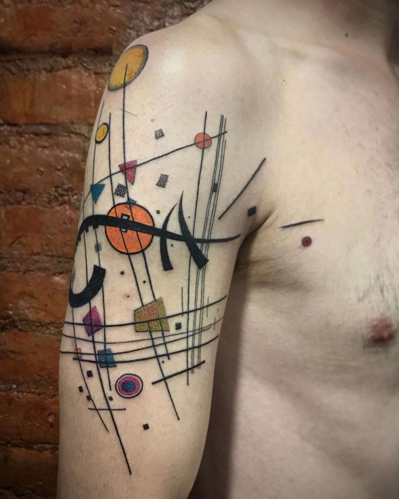 30 Pretty Kandinsky Tattoos to Inspire You