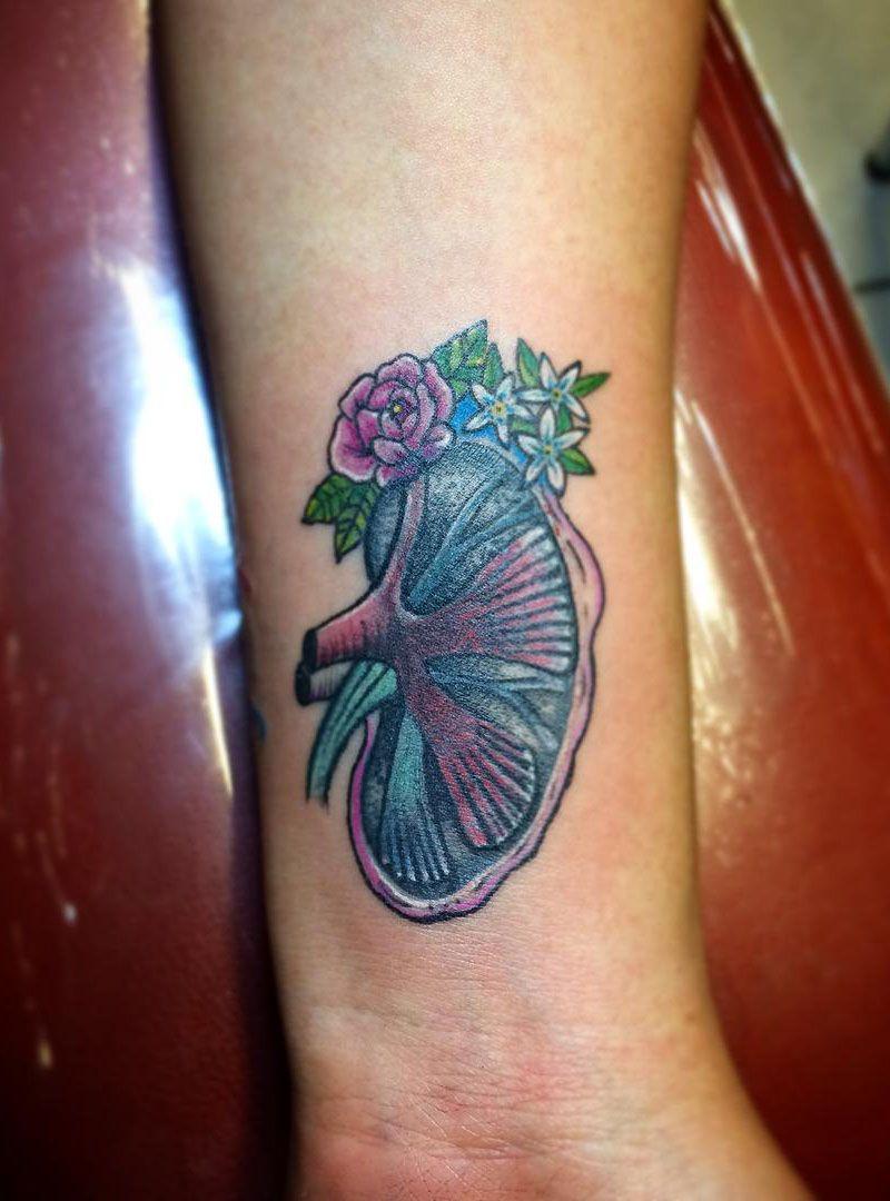 30 Pretty Kidney Tattoos You Will Love