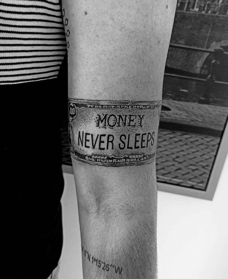 30 Pretty Money Tattoos to Inspire You