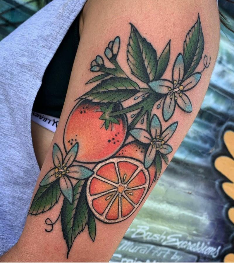 30 Pretty Orange Tattoos You Must Love