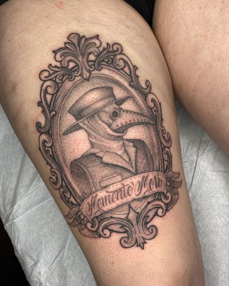 30 Pretty Plague Doctor Tattoos You Will Love