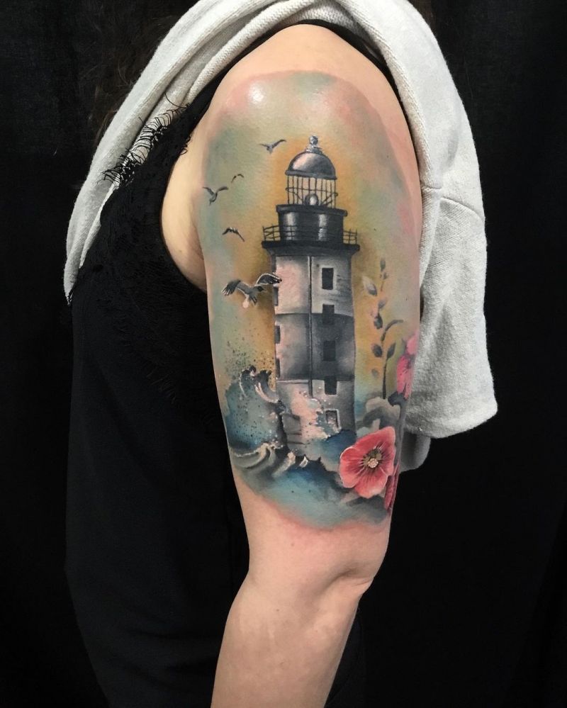 30 Pretty Aquarelle Tattoos You Will Love