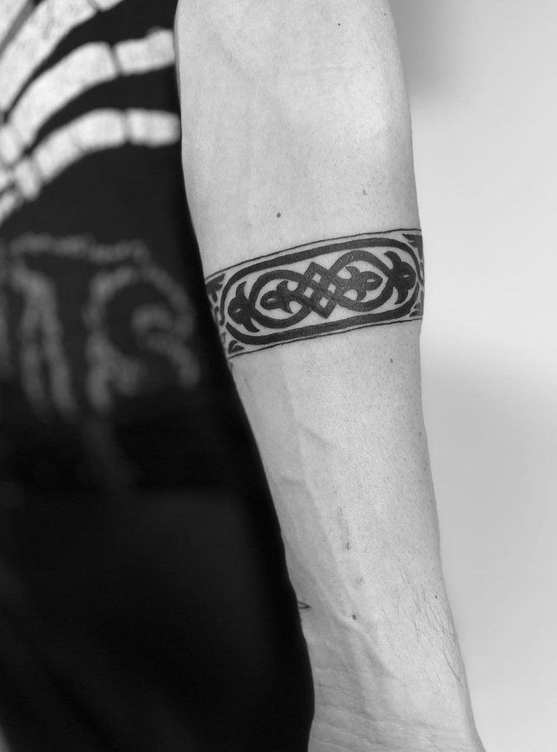 30 Pretty Armband Tattoos to Inspire You