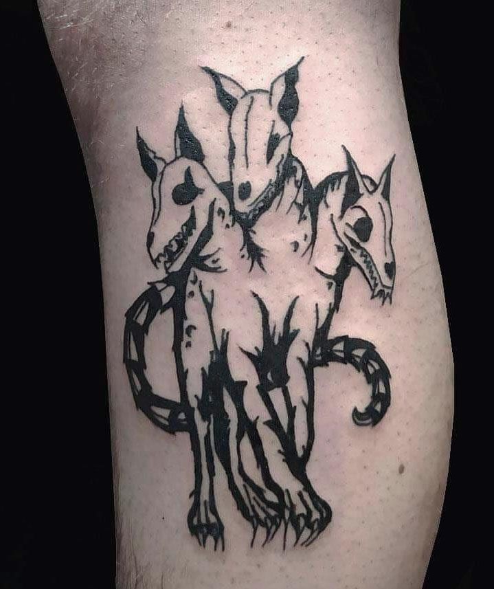 30 Pretty Cerberus Tattoos You Will Love to Try