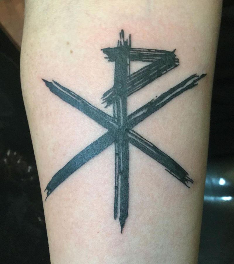 30 Pretty Chi Rho Tattoos You Will Love