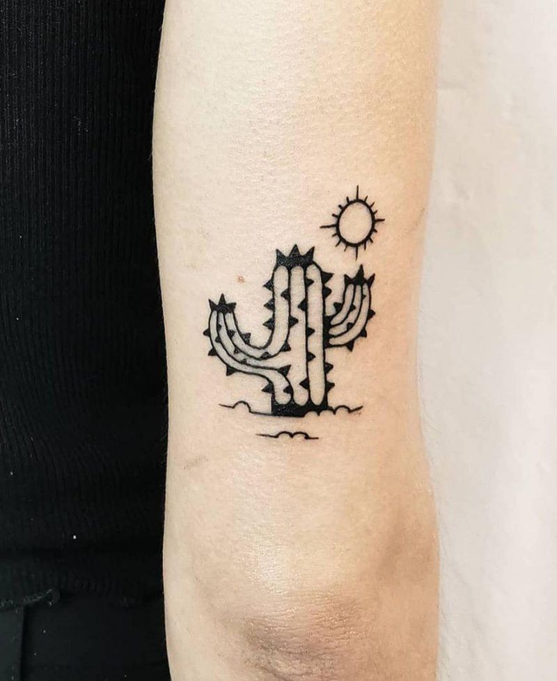 30 Pretty Desert Tattoos You Must Try