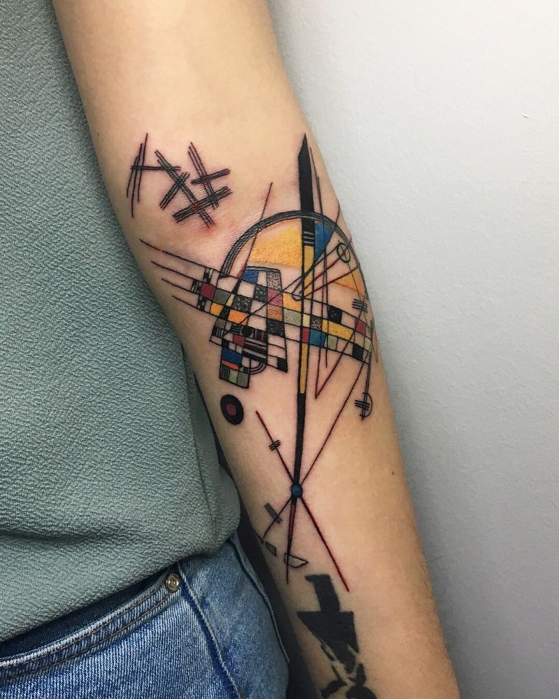 30 Pretty Kandinsky Tattoos to Inspire You