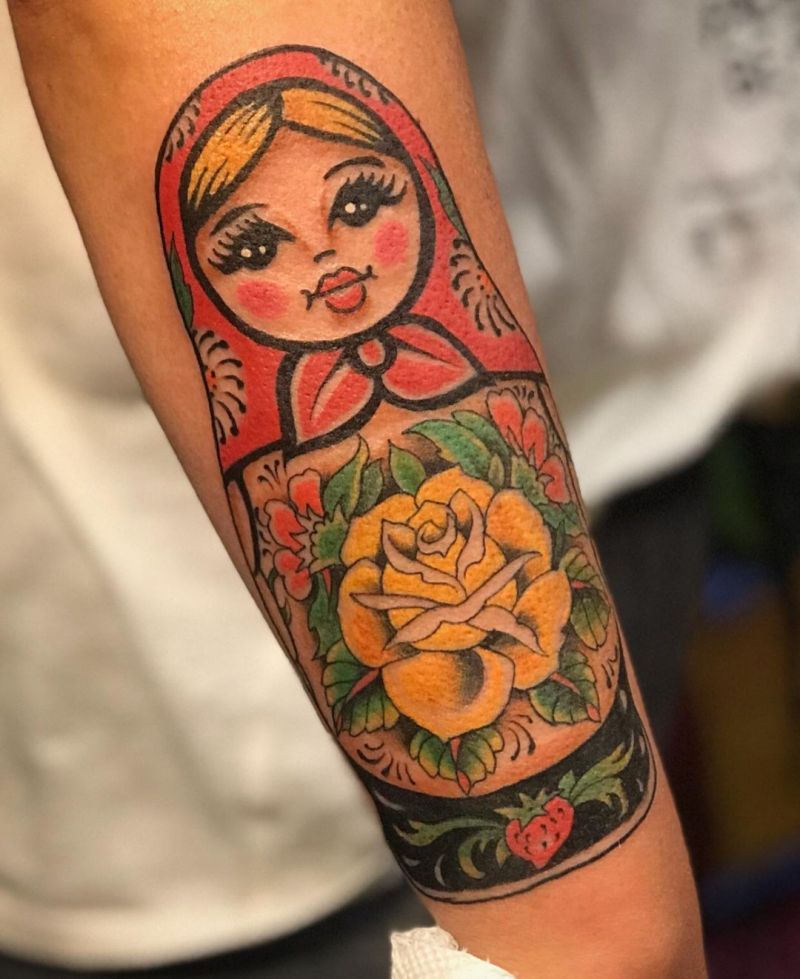 30 Pretty Matryoshka Tattoos You Will Love