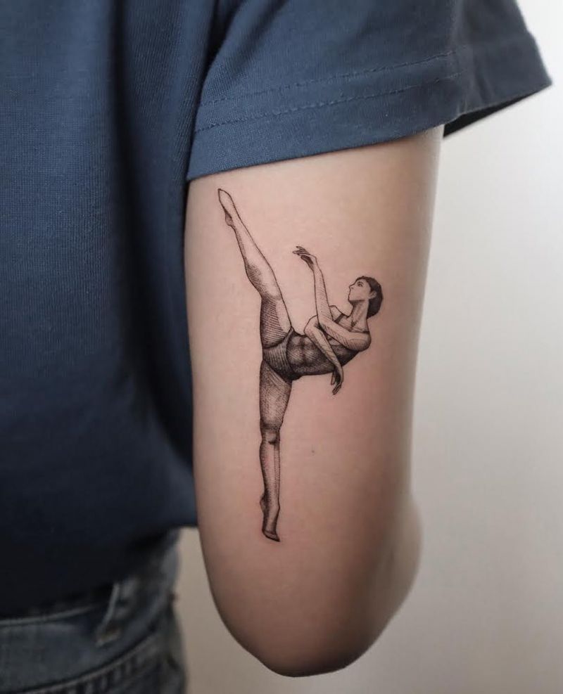 30 Pretty Dancer Tattoos Improve Your Temperament