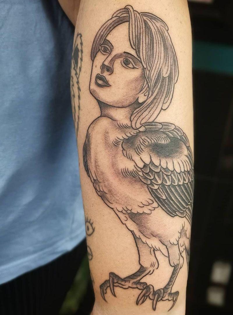 30 Perfect Harpy Tattoos Make You Attractive