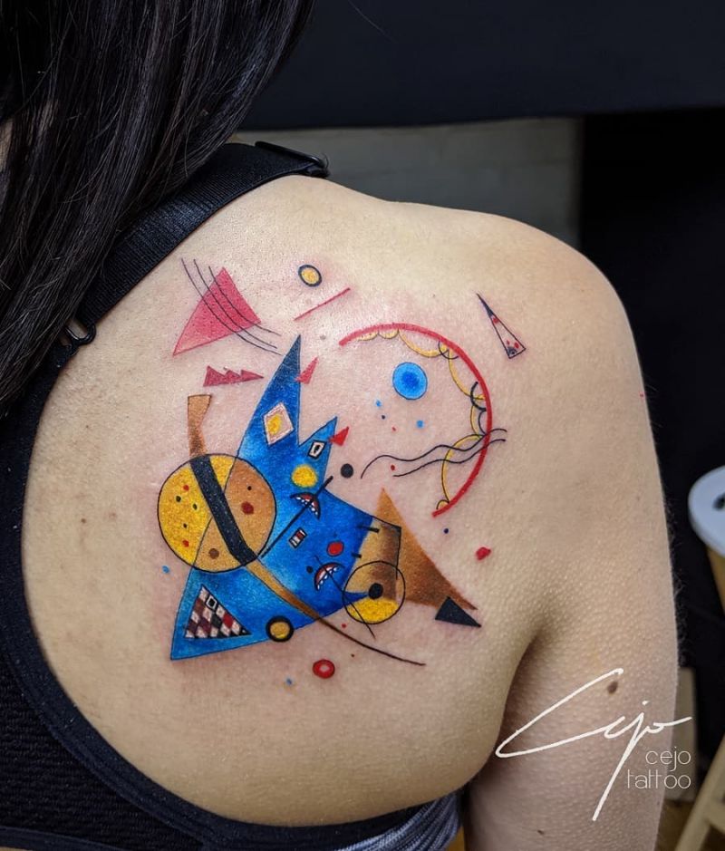 30 Pretty Kandinsky Tattoos to Inspire You