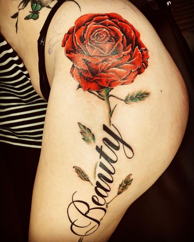 30 Pretty Lettering Tattoos to Inspire You