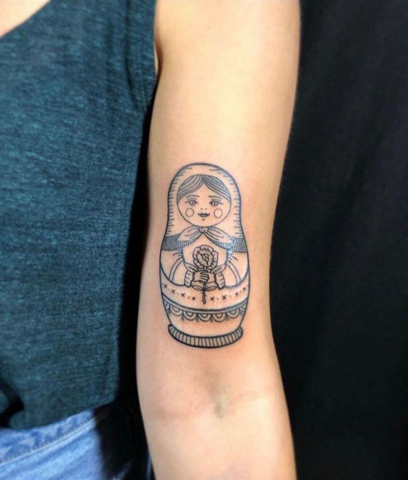 30 Pretty Matryoshka Tattoos You Will Love