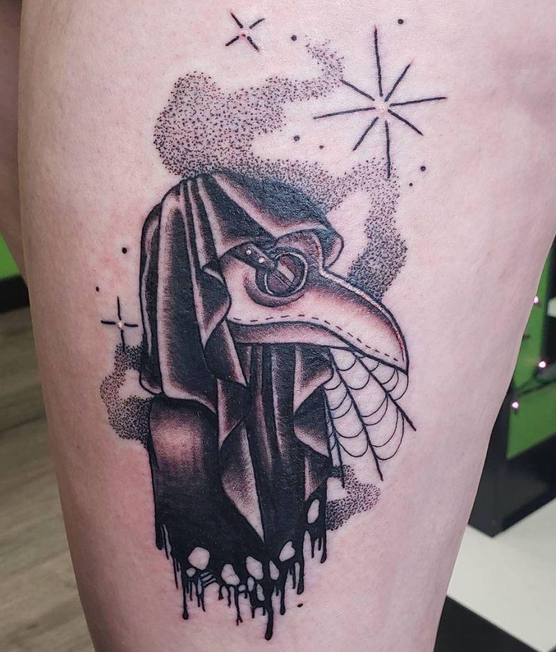 30 Pretty Plague Doctor Tattoos You Will Love